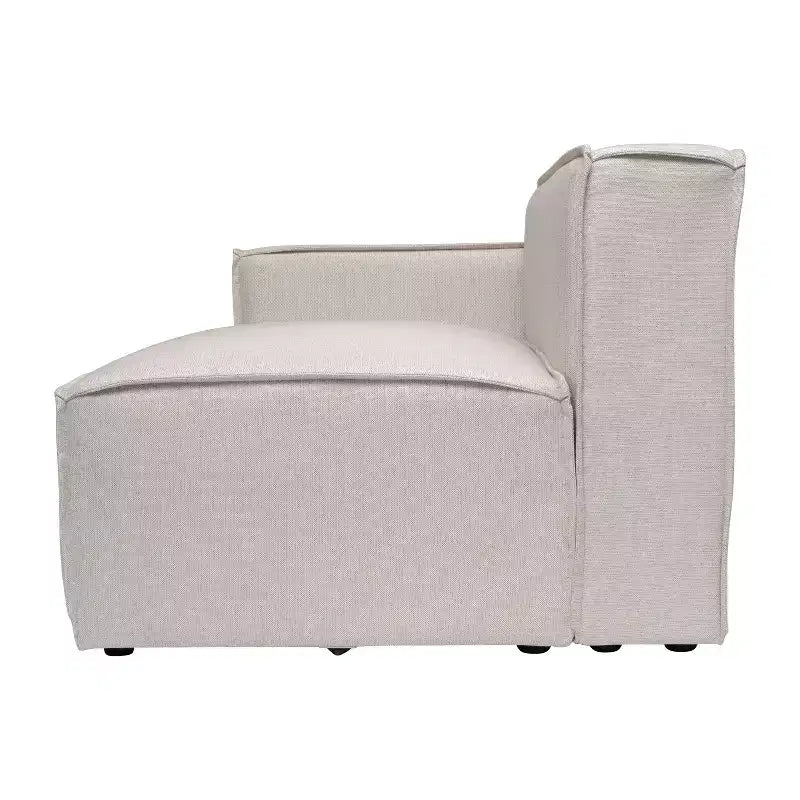 Fauteuil modulaire Emma et Oliver côté gauche avec accoudoir