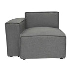 Fauteuil modulaire Emma et Oliver côté gauche avec accoudoir