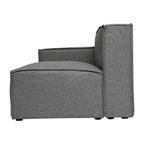 Fauteuil modulaire Emma et Oliver côté gauche avec accoudoir
