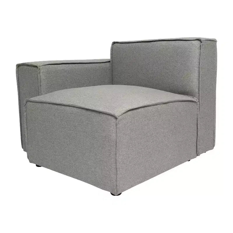 Fauteuil modulaire Emma et Oliver côté gauche avec accoudoir
