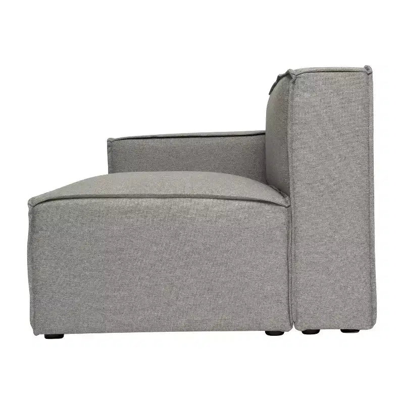Fauteuil modulaire Emma et Oliver côté gauche avec accoudoir