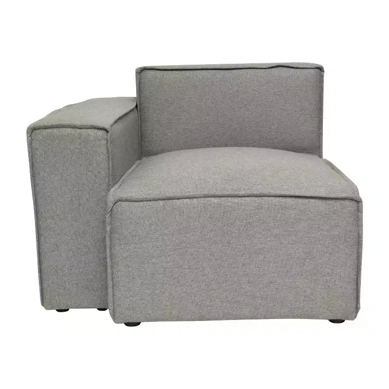 Fauteuil modulaire Emma et Oliver côté gauche avec accoudoir