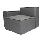 Emma and Oliver Modular Left Side Armchair with Arm Rest