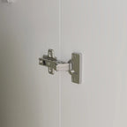 2-Door Wardrobe Armoires Freestanding Bedroom Armoire with Hanging Rod