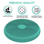 Coussin sensoriel Bouncyband Big Wiggle Seat, Menthe