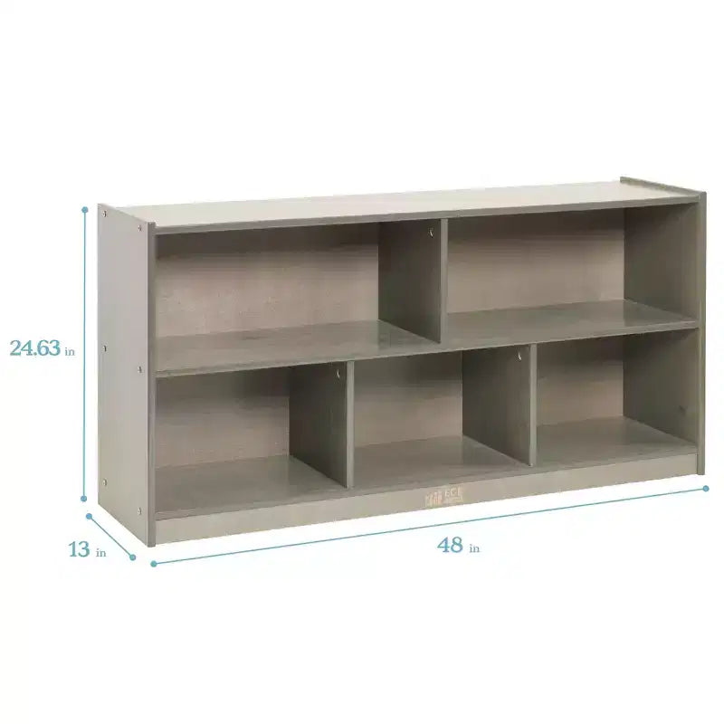 ECR4Kids Meuble de rangement mobile à 5 compartiments, mobilier de classe pour tout-petits