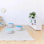ECR4Kids Meuble de rangement mobile à 5 compartiments, mobilier de classe pour tout-petits