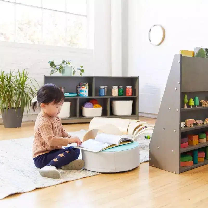 ECR4Kids Meuble de rangement mobile à 5 compartiments, mobilier de classe pour tout-petits