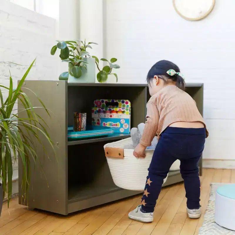 ECR4Kids Meuble de rangement mobile à 5 compartiments, mobilier de classe pour tout-petits