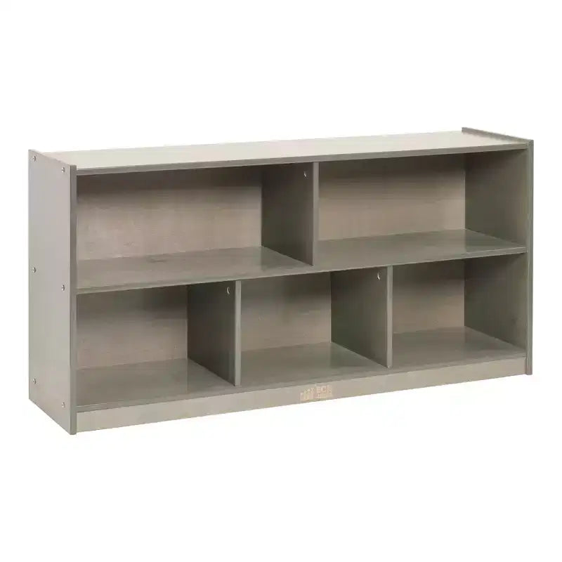ECR4Kids 5-Compartment Mobile Storage Cabinet, Toddler, Classroom Furniture