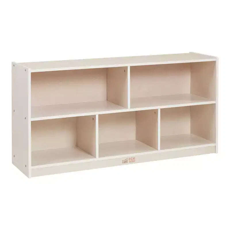 ECR4Kids Meuble de rangement mobile à 5 compartiments, mobilier de classe pour tout-petits