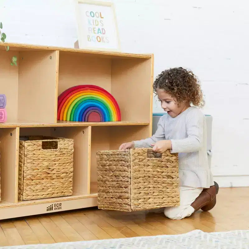 ECR4Kids 5-Compartment Mobile Storage Cabinet, Preschool, Classroom Furniture
