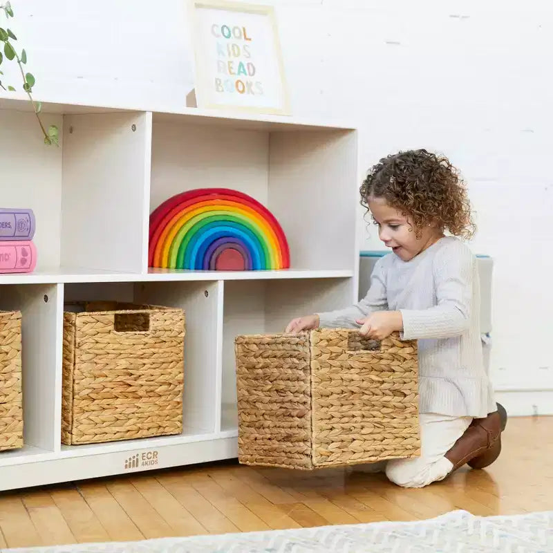 ECR4Kids 5-Compartment Mobile Storage Cabinet, Preschool, Classroom Furniture