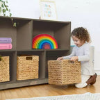 ECR4Kids 5-Compartment Mobile Storage Cabinet, Preschool, Classroom Furniture