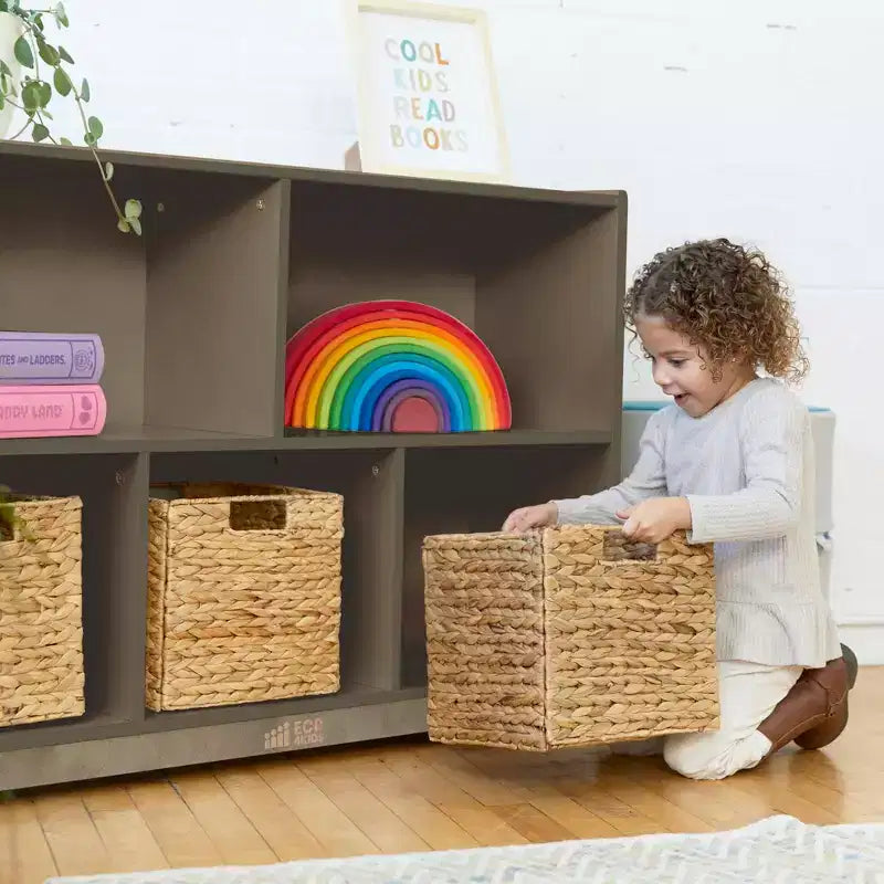 ECR4Kids 5-Compartment Mobile Storage Cabinet, Preschool, Classroom Furniture