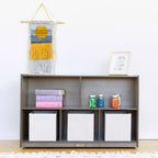 ECR4Kids 5-Compartment Mobile Storage Cabinet, Preschool, Classroom Furniture
