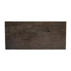 Table basse rustique Merrick Lane avec étagère inférieure, table d'appoint en bois massif de style ferme
