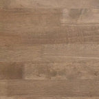 Merrick Lane, table d'appoint rustique en bois massif, modèle Trestle Farmhouse