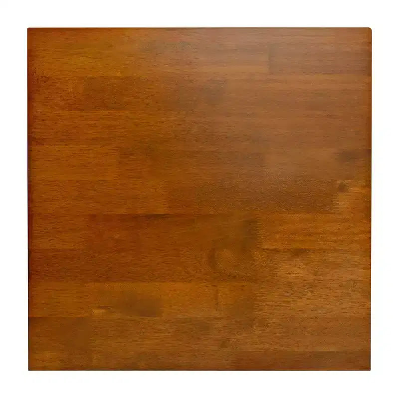Merrick Lane, table d'appoint rustique en bois massif, modèle Trestle Farmhouse