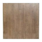 Merrick Lane, table d'appoint rustique en bois massif, modèle Trestle Farmhouse