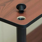 Furinno Étagère industrielle à 3 niveaux, bibliothèque compacte et ouverte, présentoir de rangement