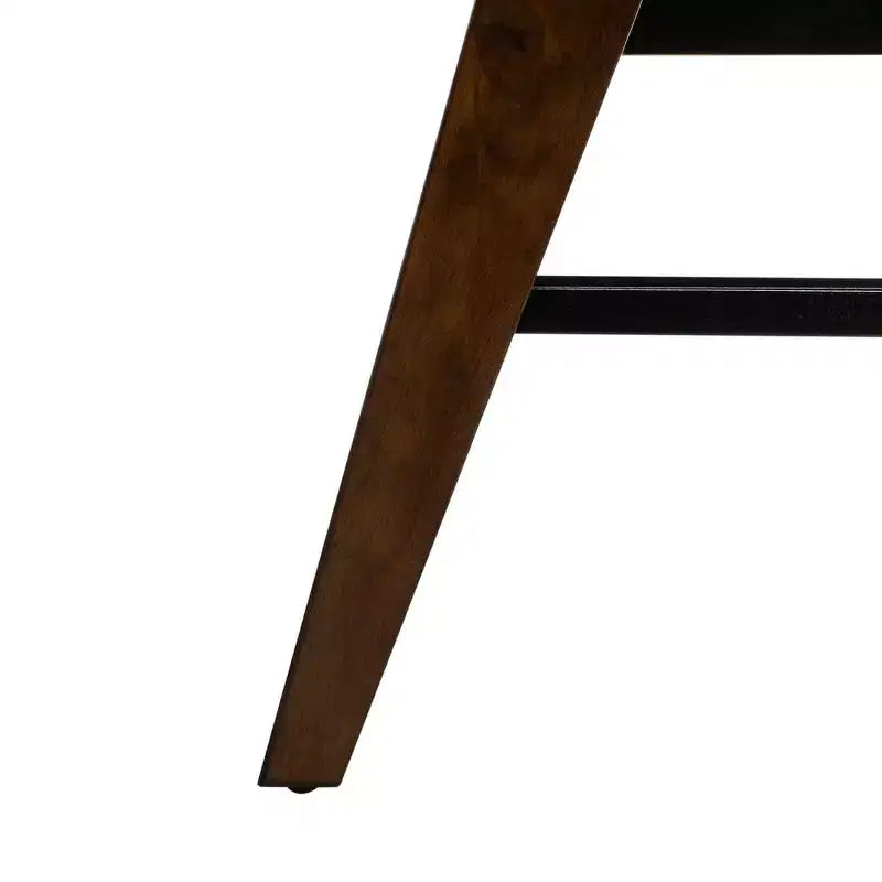 Table basse à deux niveaux Seth - Noyer/Métal noir - Safavieh