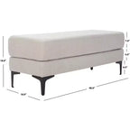 Banc rectangulaire Elise - BCH6302 - Safavieh
