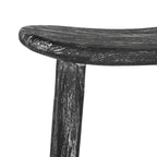 Tabouret de bar Colton Wood - BST1001 - Noir/Blanc délavé/Bois de sungkai - Safavieh