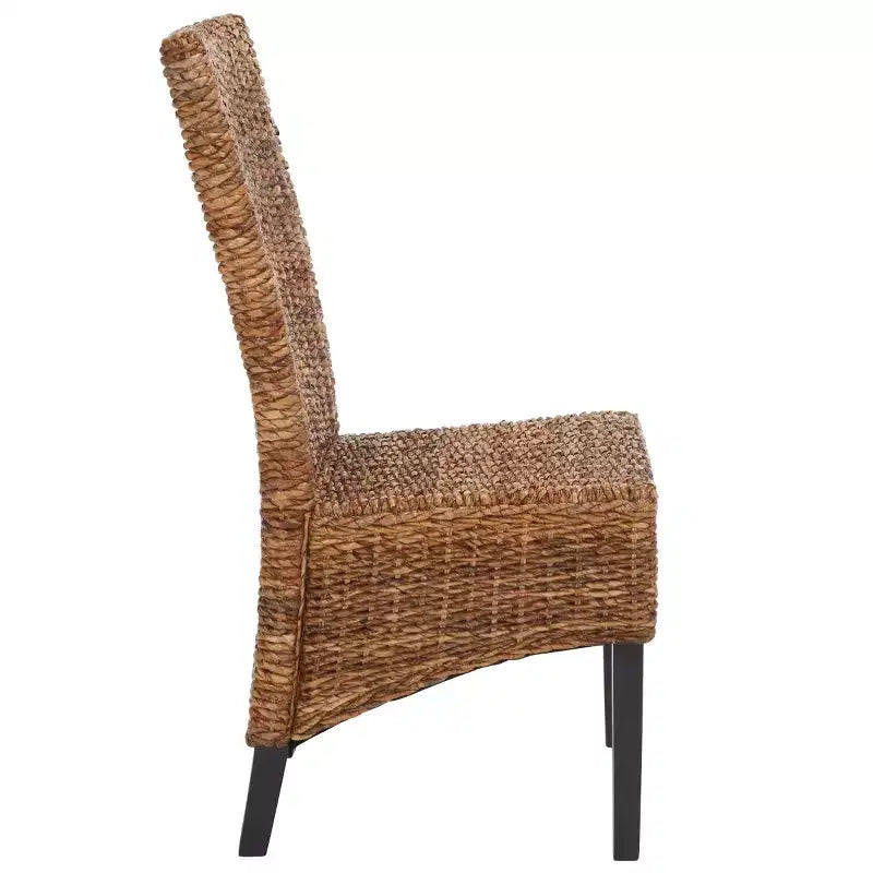 Kiska 18 H Chaise d'appoint en rotin (Lot de 2) - FOX1021 - Marron foncé - Safavieh Couture