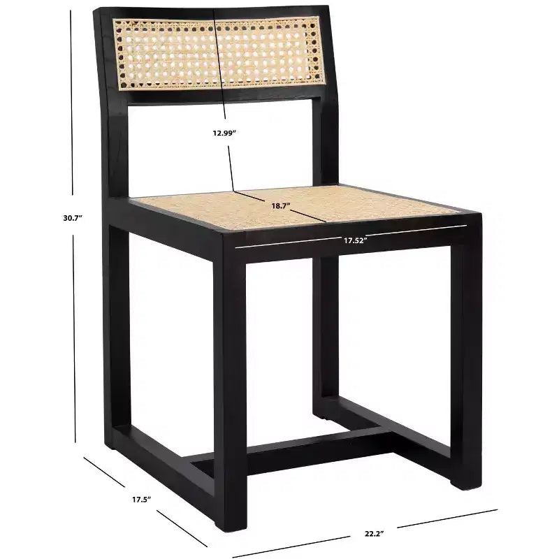 Chaise de salle à manger Bernice en rotin - DCH9502 - Safavieh