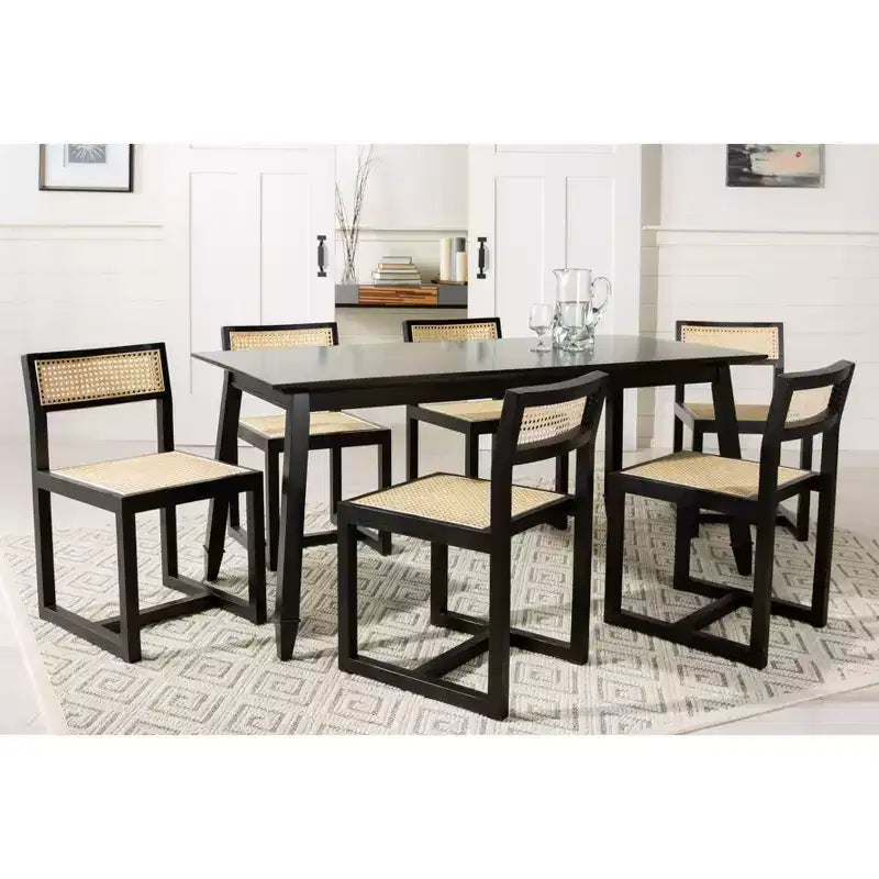 Chaise de salle à manger Bernice en rotin - DCH9502 - Safavieh