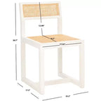 Chaise de salle à manger Bernice en rotin - DCH9502 - Safavieh