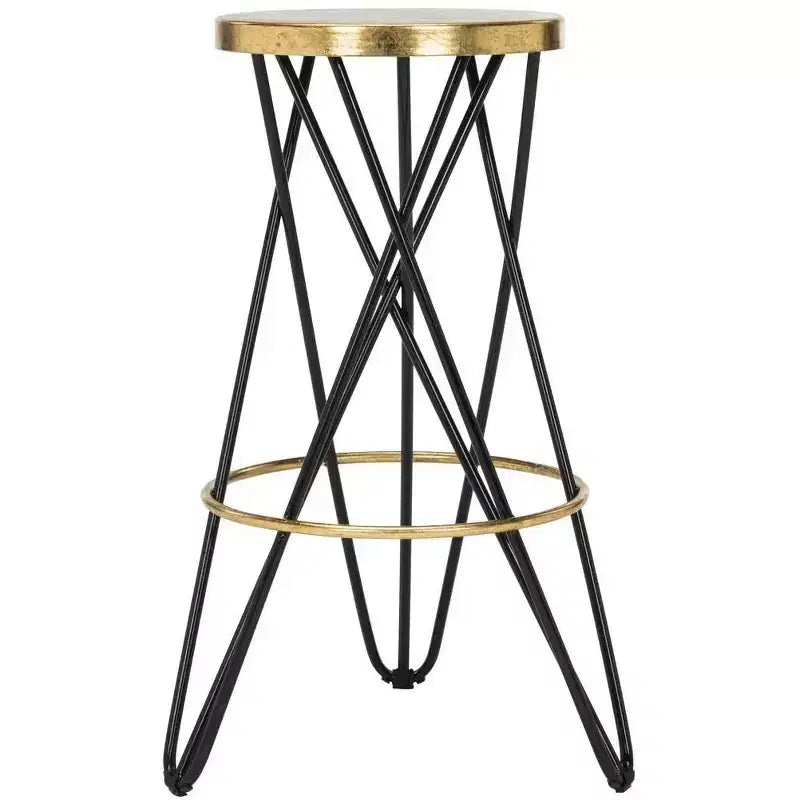 Tabouret de bar Lorna Gold Leaf - FOX3254 - Safavieh Couture