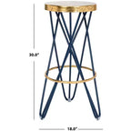 Tabouret de bar Lorna Gold Leaf - FOX3254 - Safavieh Couture