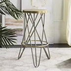 Tabouret de bar Lorna Gold Leaf - FOX3254 - Safavieh Couture