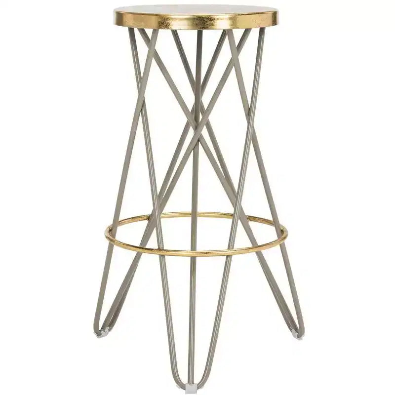 Tabouret de bar Lorna Gold Leaf - FOX3254 - Safavieh Couture