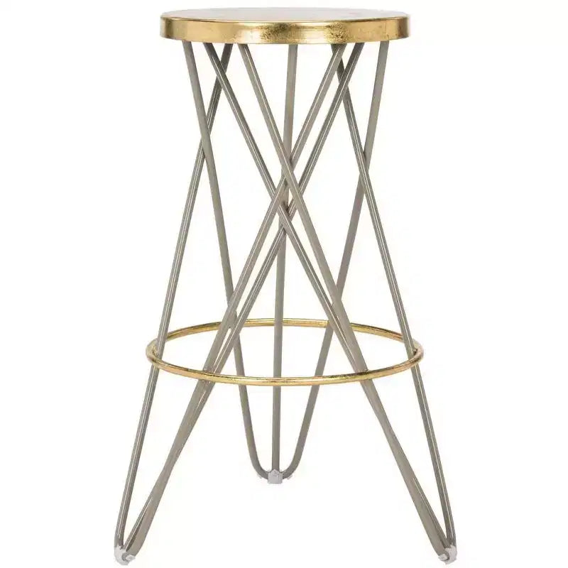 Tabouret de bar Lorna Gold Leaf - FOX3254 - Safavieh Couture