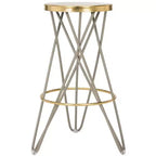 Tabouret de bar Lorna Gold Leaf - FOX3254 - Safavieh Couture