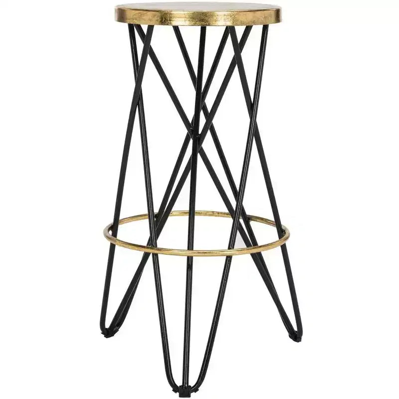 Tabouret de bar Lorna Gold Leaf - FOX3254 - Safavieh Couture