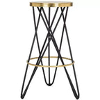 Tabouret de bar Lorna Gold Leaf - FOX3254 - Safavieh Couture
