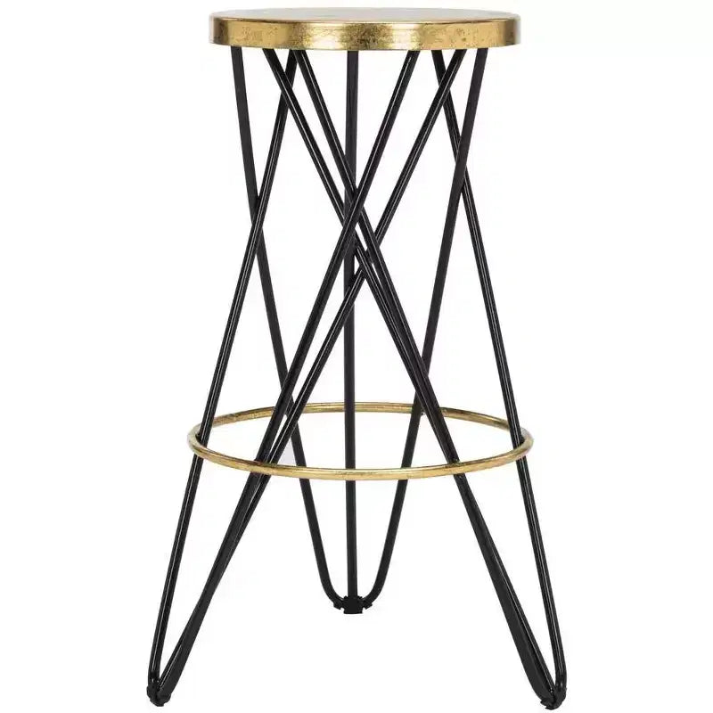 Tabouret de bar Lorna Gold Leaf - FOX3254 - Safavieh Couture
