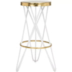 Tabouret de bar Lorna Gold Leaf - FOX3254 - Safavieh Couture