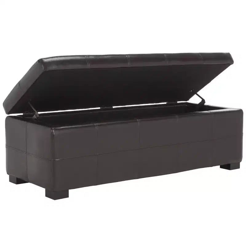 Banc de rangement capitonné large Maiden - HUD8229 - Safavieh Couture