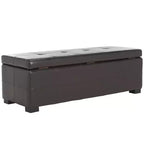 Banc de rangement capitonné large Maiden - HUD8229 - Safavieh Couture