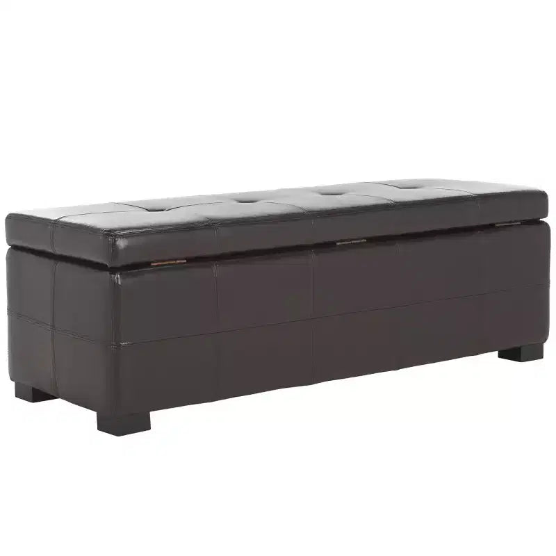 Banc de rangement capitonné large Maiden - HUD8229 - Safavieh Couture