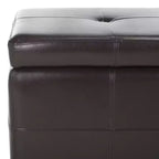 Banc de rangement capitonné large Maiden - HUD8229 - Safavieh Couture