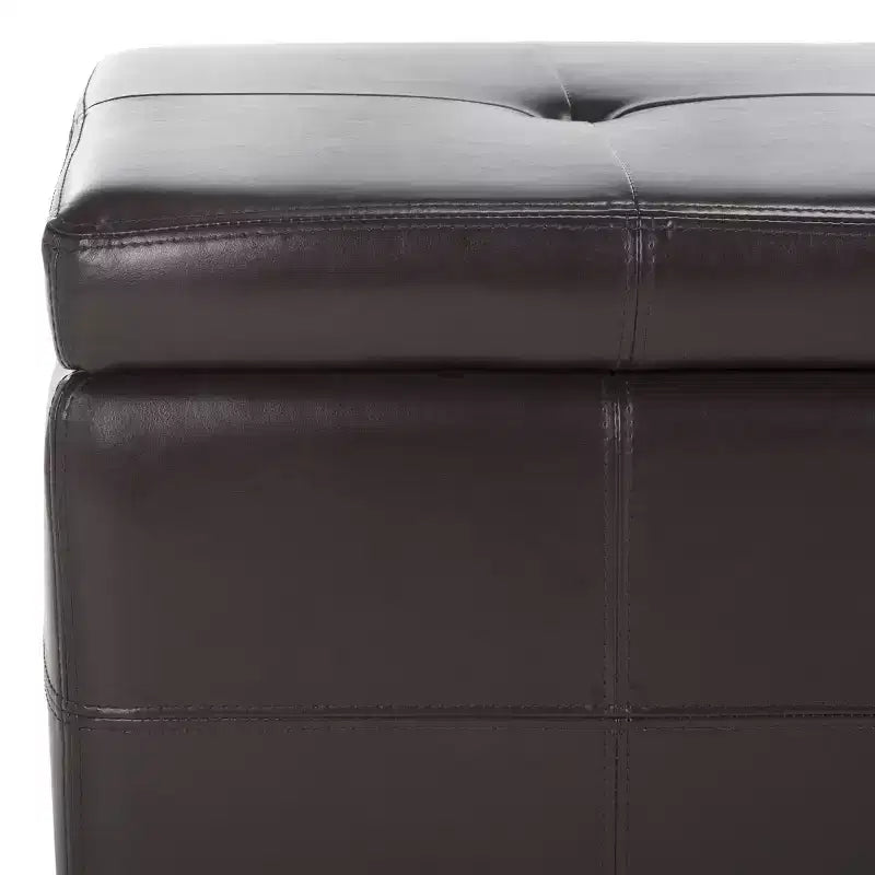 Banc de rangement capitonné large Maiden - HUD8229 - Safavieh Couture