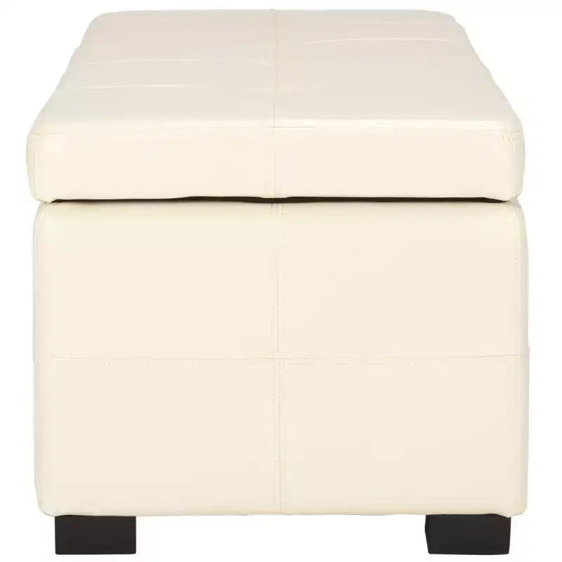 Banc de rangement capitonné large Maiden - HUD8229 - Safavieh Couture