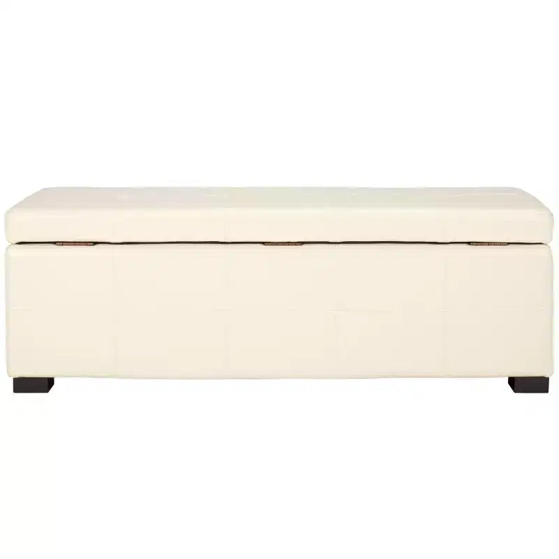 Banc de rangement capitonné large Maiden - HUD8229 - Safavieh Couture