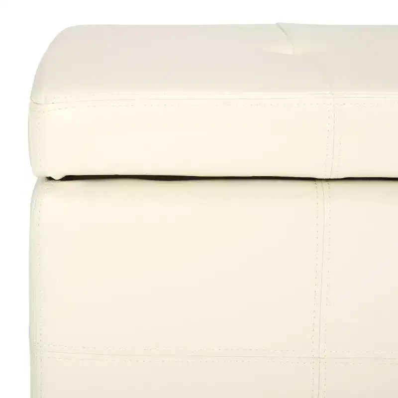 Banc de rangement capitonné large Maiden - HUD8229 - Safavieh Couture